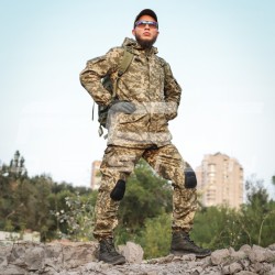 Костюм Гірка 5 тактичний демісезонний з налокітниками та наколінниками піксель ЗСУ