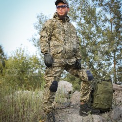 Костюм Гірка 5 тактичний демісезонний з налокітниками та наколінниками піксель ЗСУ