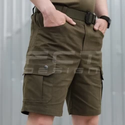 Шорты Милитари коттон стрейч хаки