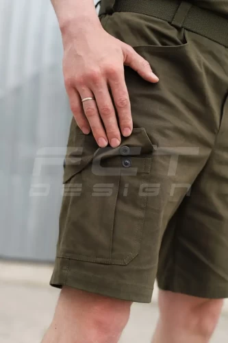 Шорти Мілітарі коттон стрейч хакі 42 42