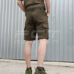 Шорты Милитари коттон стрейч хаки