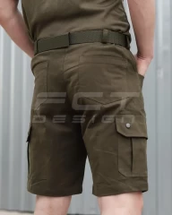 Шорти Мілітарі коттон стрейч хакі