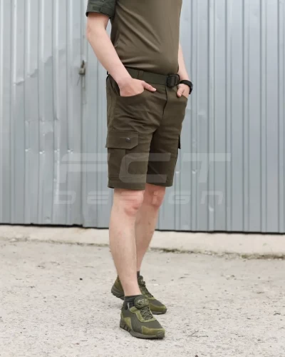 Шорти Мілітарі коттон стрейч хакі 42 42