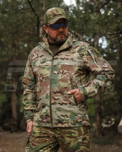 Куртка Вітрівка Патрол демісезон на сітці Мультикам 40-42/3 40-42/3