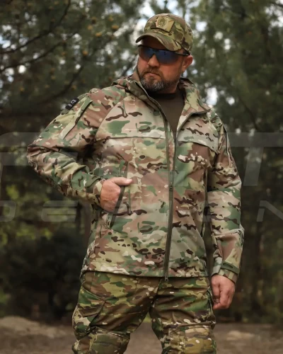 Куртка Вітрівка Патрол демісезон на сітці Мультикам 40-42/3 40-42/3