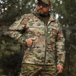 Куртка Ветровка Патрол демисезон на сетке Мультикам