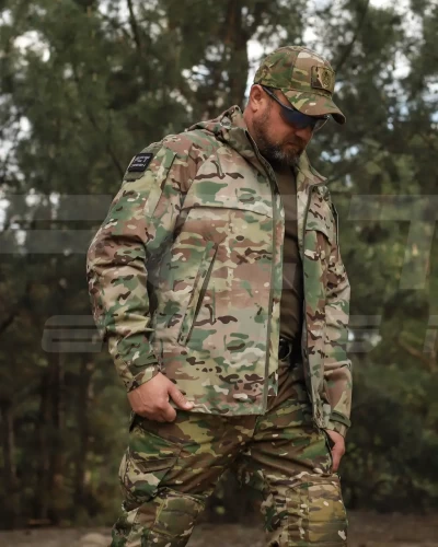 Куртка Вітрівка Патрол демісезон на сітці Мультикам 40-42/3 40-42/3