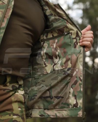 Куртка Вітрівка Патрол демісезон на сітці Мультикам 40-42/3 40-42/3