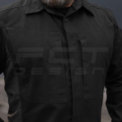 Тактична мілітарі Сорочка Сталкер FCT канвас стрейч чорна