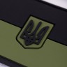 Шеврон/патч резиновый ПВХ "Флаг" зеленый 