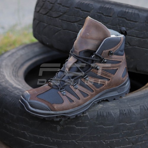 Черевики тактичні демісезонні Вікінг шкіра коричневі 36 36