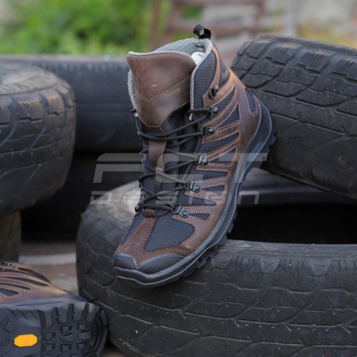 Черевики тактичні демісезонні Вікінг шкіра коричневі 36 36