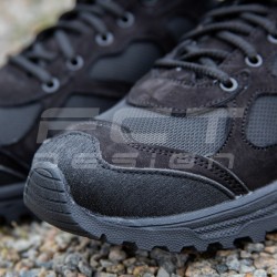 Кросівки тактичні Варяг шкіра на сітці чорні