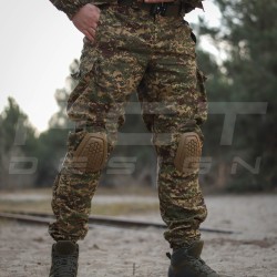 Костюм Горка 5 тактический демисезон Хищник пиксель G-0822 с налокотниками и наколенниками