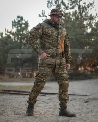 Костюм Гірка 5 тактичний демісезонний Хижак піксель G-0822 з налокітниками та наколінниками хижак