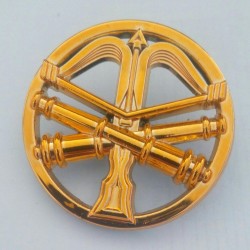 Беретний знак кокарда Артилерії і ракетних військ Гроза пластик