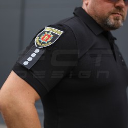 Футболка Поло тактическая летняя Zara Черная клетка для полиции