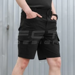 Шорты Милитари коттон стрейч черные