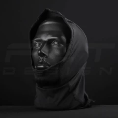 Бафф-маска літній джерсі стрейч чорний