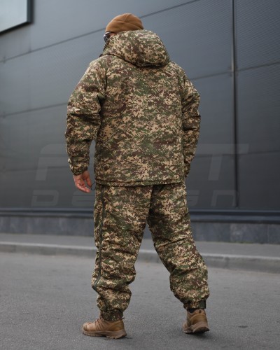 Куртка зимова 7 шар Синтепон водовідштовхувальний Хижак піксель G-0822 40-42/3 40-42/3