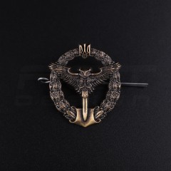 Кокарда беретний знак Сова Розвідка метал