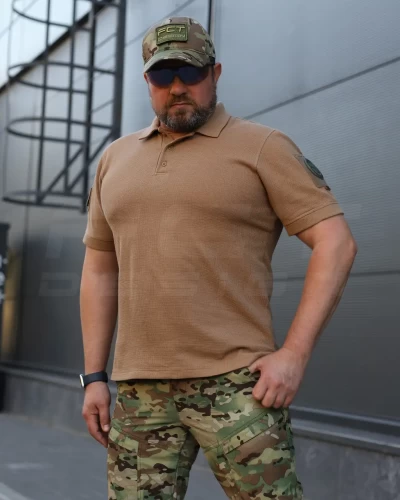 Футболка Поло тактична літня Zara Койот 42 42