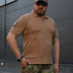 Футболка Поло тактическая летняя Zara Койот