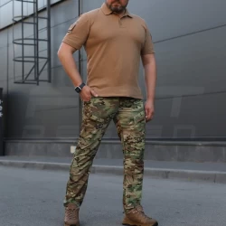 Футболка Поло тактическая летняя Zara Койот