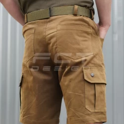 Шорты Милитари коттон стрейч койот