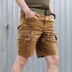 Шорты Милитари коттон стрейч койот