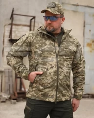 Куртка Вітровка Патрол на сітці Піксель ЗСУ