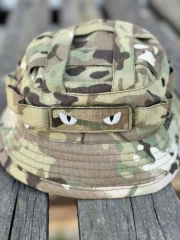 Шеврон/патч вишитий очі кота мультикам