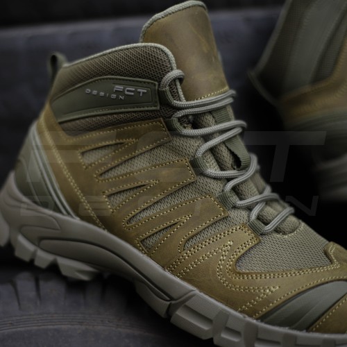 Черевики тактичні демісезонні FCT Headhunter мембрана GoreTex хакі 40 40