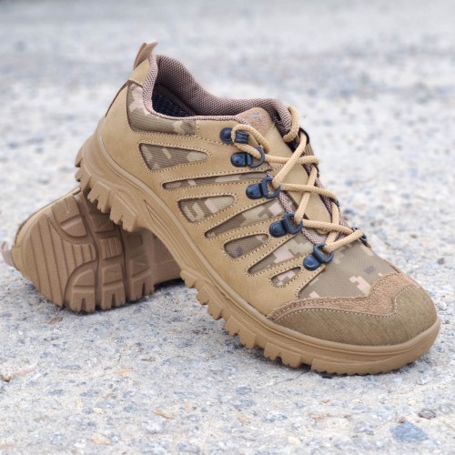 Кросівки тактичні демісезонні Вікінг зі вставками піксель ЗСУ койот 38 38