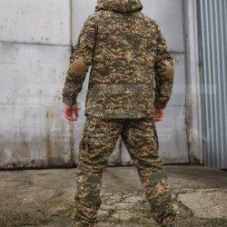 Костюм Гірка Анорак демісезонний піксель G-0822 з інтегрованим захистом хижак