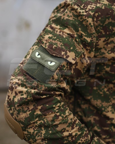 Костюм Гірка Анорак демісезонний піксель G-0822 з інтегрованим захистом хижак 40-42/3 40-42/3