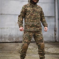 Костюм Горка Анорак Демисезонный Хищник Пиксель G-0822 с интегрированной защитой