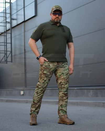 Футболка Поло тактична літня Zara Хакі 42 42