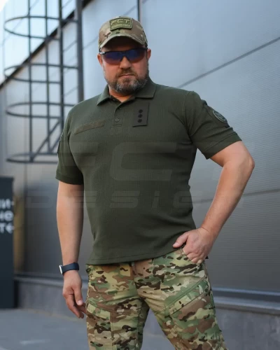 Футболка Поло тактична літня Zara Хакі 42 42