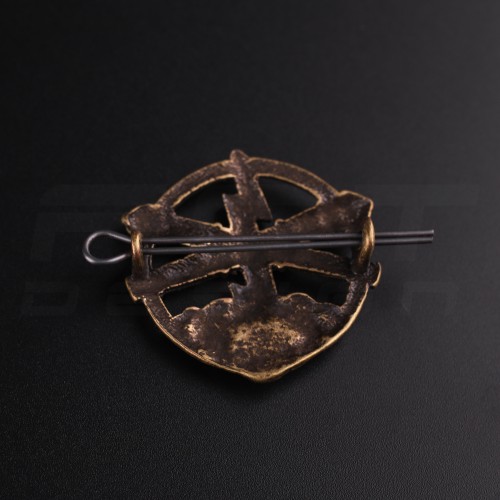 Беретний знак кокарда артилерії і ракетних військ метал Гроза гармати  