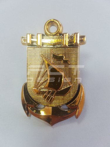 Беретний знак кокарда ВМС Військово-Морські Сили України нового зразка