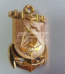 Беретний знак кокарда ВМС Військово-Морські Сили України нового зразка