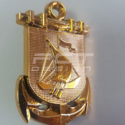 Беретний знак кокарда ВМС Військово-Морські Сили України нового зразка