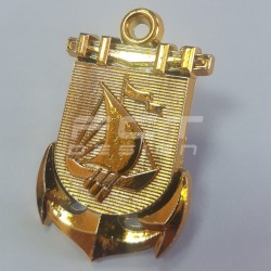 Беретний знак кокарда ВМС Військово-Морські Сили України нового зразка