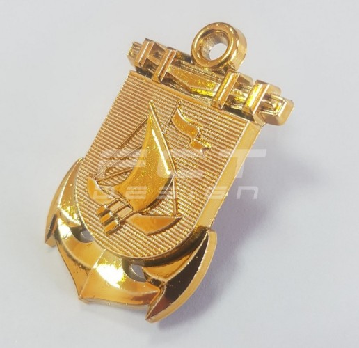 Беретний знак кокарда ВМС Військово-Морські Сили України нового зразка