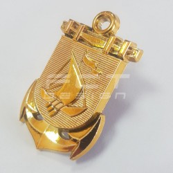 Беретний знак кокарда ВМС Військово-Морські Сили України нового зразка