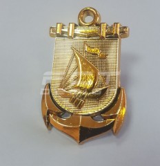 Беретний знак кокарда ВМС Військово-Морські Сили України нового зразка