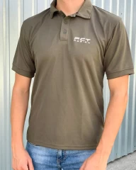 Футболка поло FCT Coolpass вологовідвідна хакі