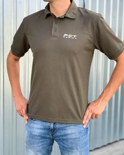 Футболка поло FCT Coolpass вологовідвідна хакі 42 42