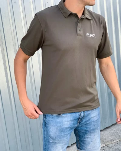 Футболка поло FCT Coolpass вологовідвідна хакі 42 42